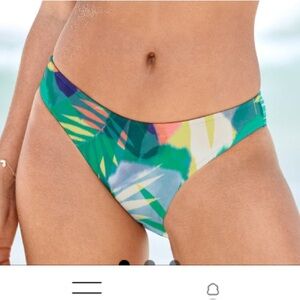 Tropical Vibrant Palms Bikini Bottom